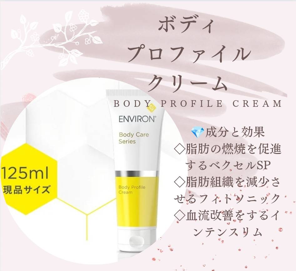 ENVIRON ボディプロファイルクリーム発売 - Total Beauty Salon Prumier